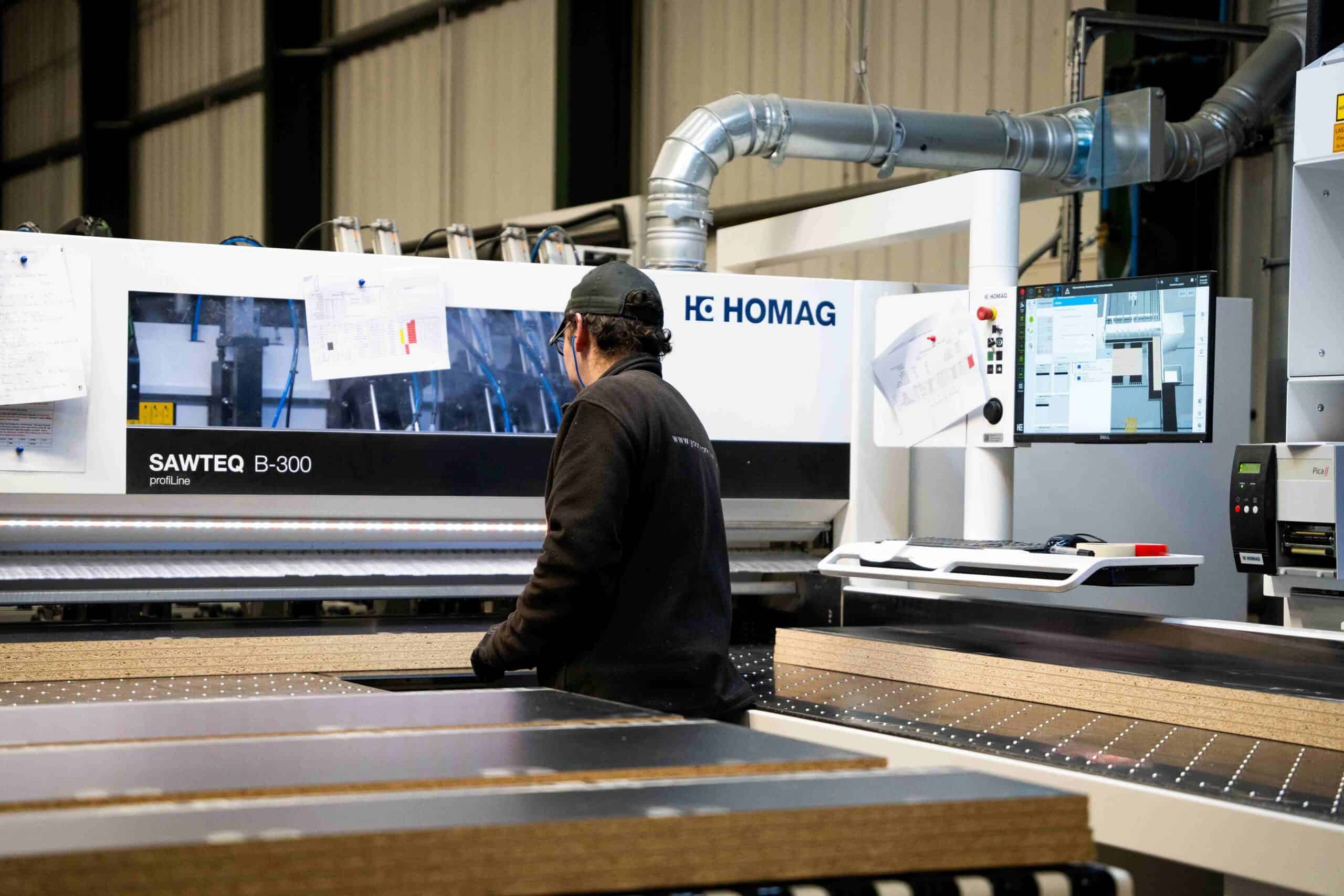 Furniture being manufactured at the Your Workspace Norfolk factory