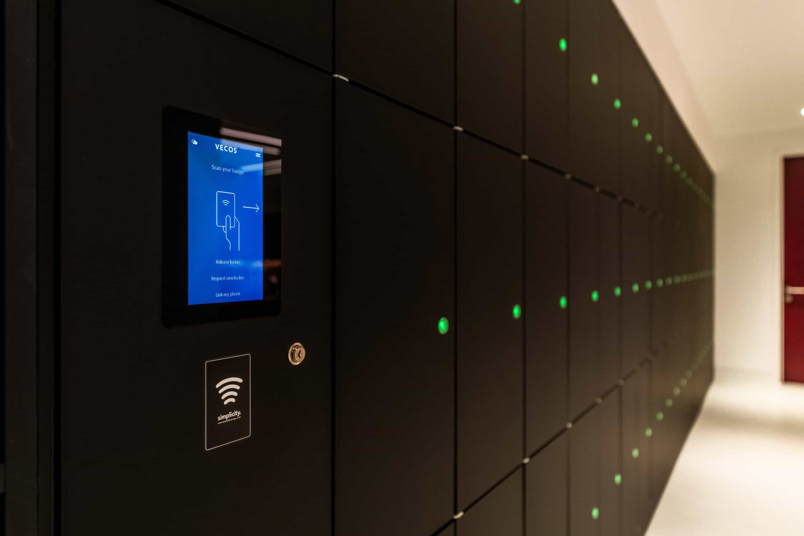 Smart locker touchscreen and access technology